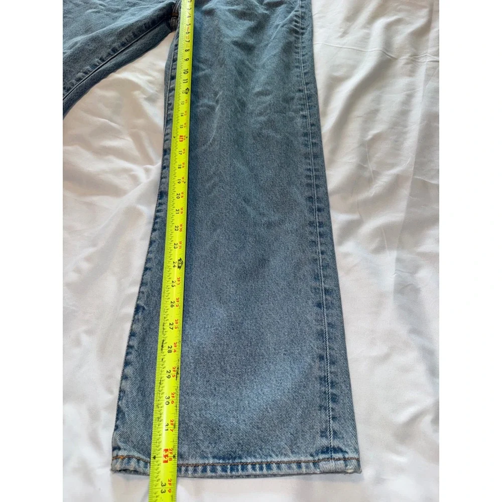 NWT Abercrombie & Fitch Mens Authentic Rigid Denim Baggy Jeans Light Wash 31x32